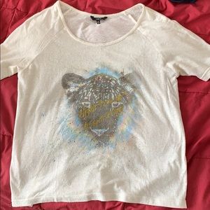 Obey “Night Prowler” XS Cropped Shirt